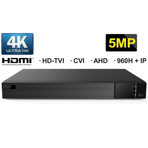 8 CH + 4 IP All-in-One HDMI 4K Output DVR Digital Video Recorder VTD-5208