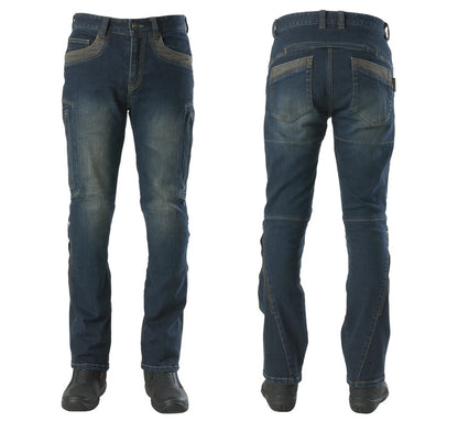 [NEW 2025] Maxler MJK-002-2 Air-Vent Riding Jeans - Kevlar® Lined & CE Armored (3D Straight Fit) - HDVD