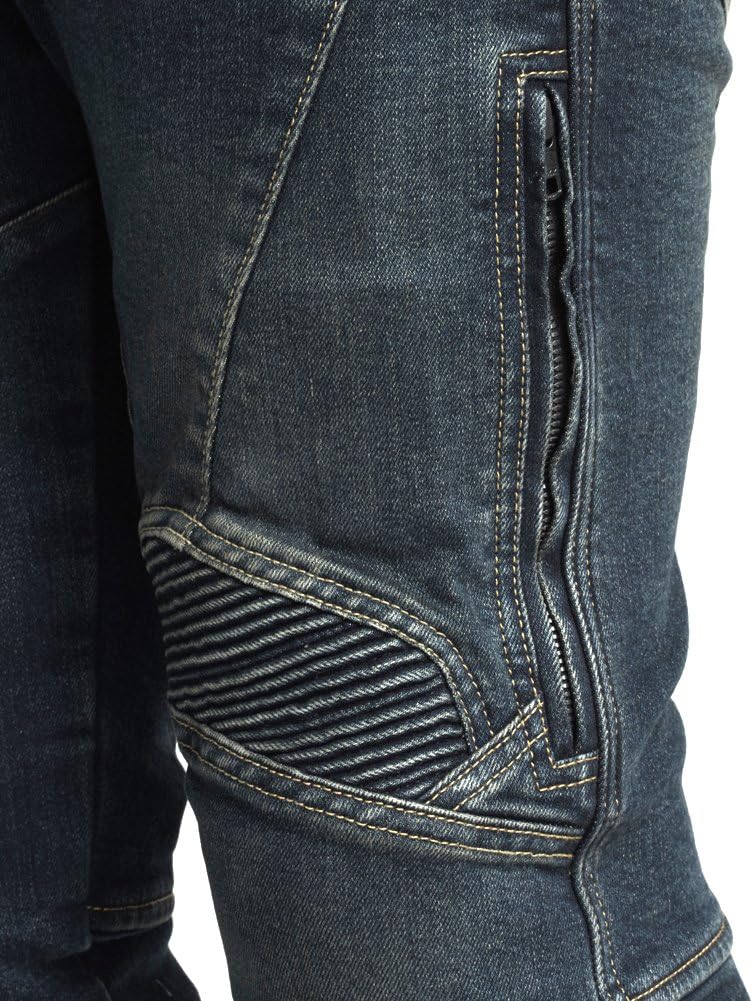 [NEW 2025] Maxler MJ-1604-2 Air-Vent Motorcycle Riding Jeans - Kevlar® Lined (Slim Fit) - HDVD