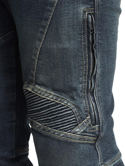 [NEW 2025] Maxler MJ-1604-2 Air-Vent Motorcycle Riding Jeans - Kevlar® Lined (Slim Fit) - HDVD