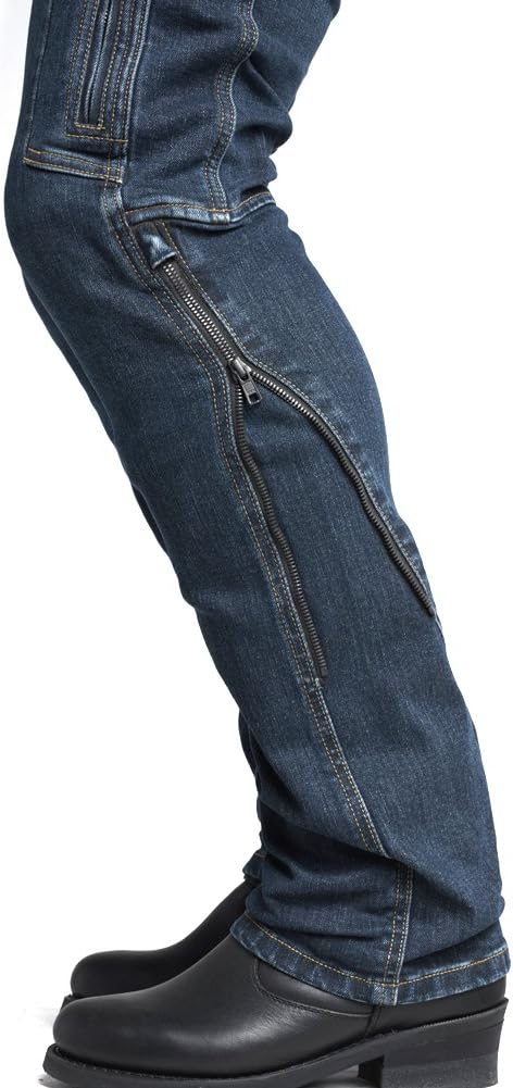 [NEW 2025] Maxler MJK-002-2 Air-Vent Riding Jeans - Kevlar® Lined & CE Armored (3D Straight Fit) - HDVD