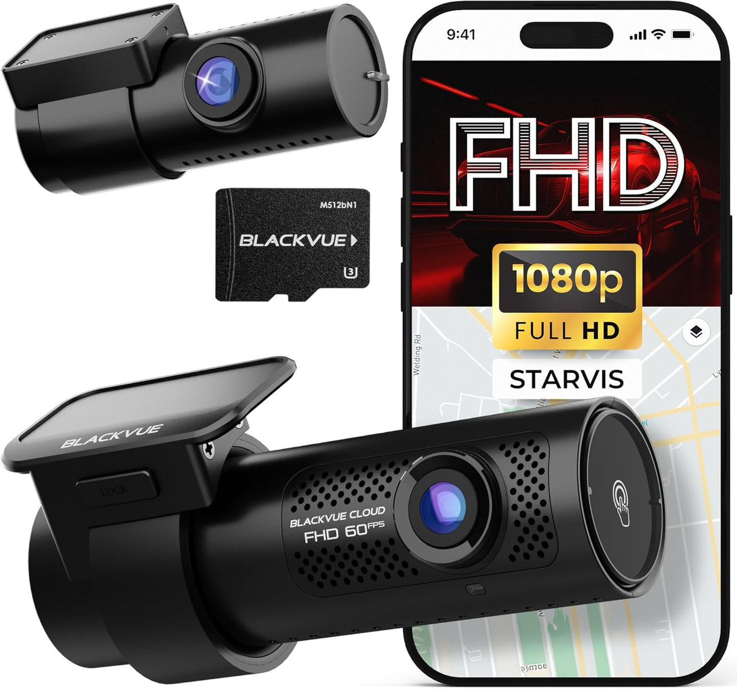 BlackVue DR770X-2CH II | Dual 1080p Cloud Dash Cam, Faster Boot, Supports up to 1TB - HDVD