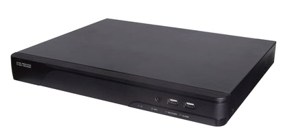 HDVD 16-Channel 4K Ultra HD NVR | H.265 PoE Security Recorder, 8MP Support, 16 PoE Ports, 2-Bay HDD Storage (Model: HDVD-N4K-16-2H) - HDVD