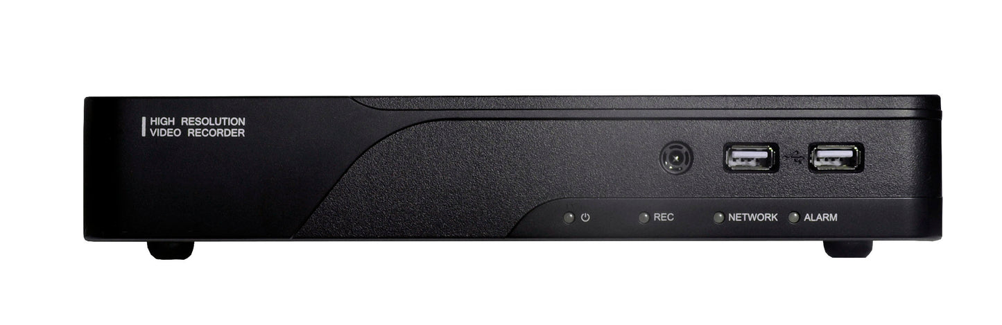 HDVD 4-Channel 4K Ultra HD NVR | H.265 PoE Security Recorder, 8MP Support, P2P Cloud Remote View, 1-Bay Compact (Model: HDVD-N4K-04-1H) - HDVD