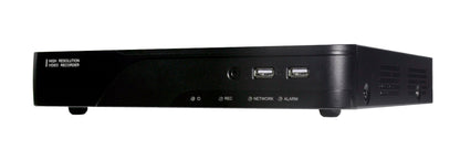 HDVD 4-Channel 4K Ultra HD NVR | H.265 PoE Security Recorder, 8MP Support, P2P Cloud Remote View, 1-Bay Compact (Model: HDVD-N4K-04-1H) - HDVD