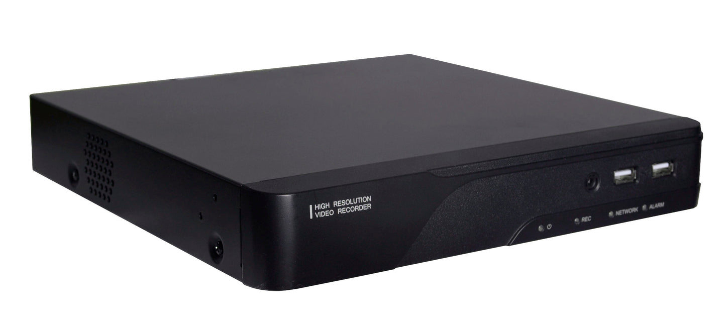 HDVD 4-Channel 4K Ultra HD NVR | H.265 PoE Security Recorder, 8MP Support, P2P Cloud Remote View, 1-Bay Compact (Model: HDVD-N4K-04-1H) - HDVD