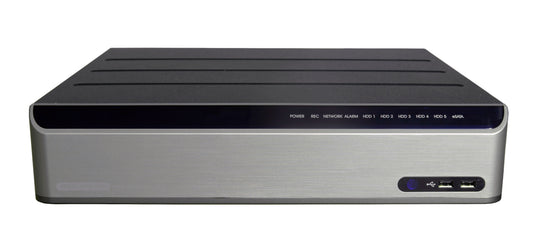 HDVD 8-Channel 4K NDAA Compliant NVR | Hisilicon Chipset, 5-Bay Hot-Swap HDD, 8-Port PoE, Made in Korea (Model: HDVD-N4K-08-5H-NDAA) - HDVD