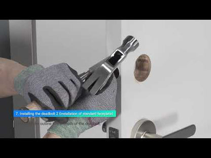 Zigbang SHP-A30 Smart Wi-Fi Deadbolt Lock - Fingerprint & App Control (Samsung Smart Home)
