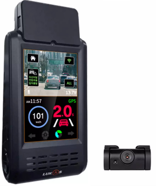 [NEW] LUKAS QVIA H-900-2CH | 4K UHD DASHCAM | WI-FI,ADAS,GPS,PARKING MODE (128GB)