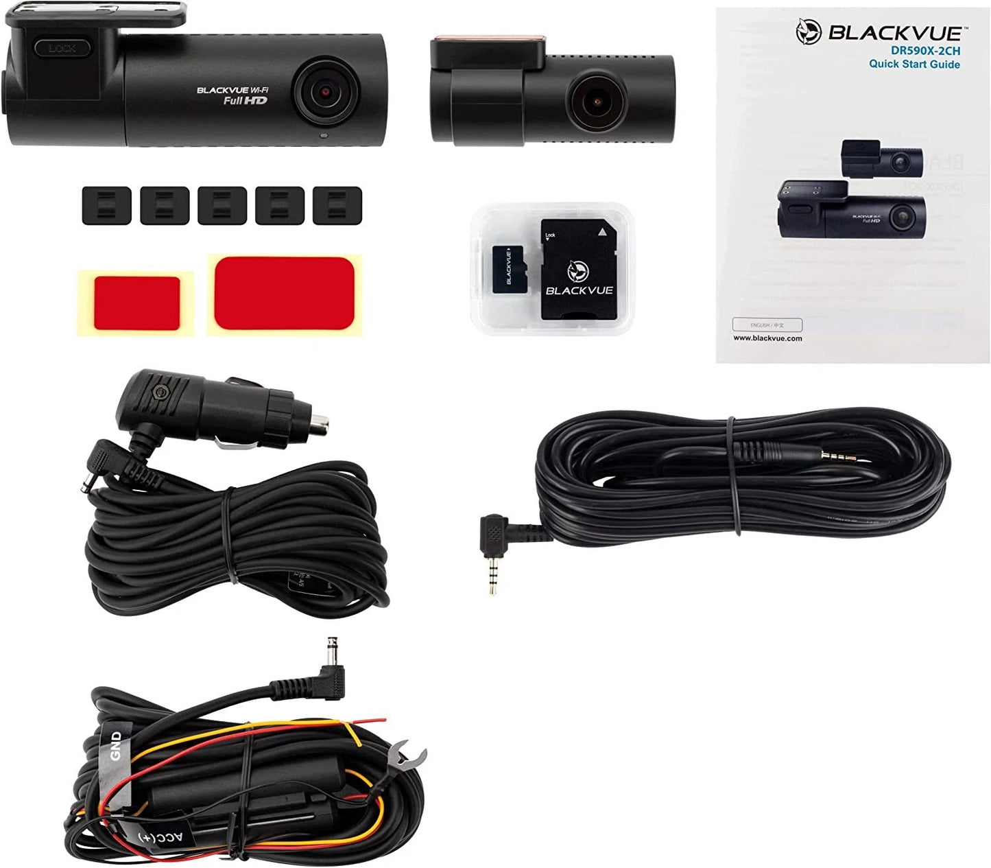 BlackVue DR590X-2CH PLUS - Full HD Wi-Fi Dash Cam (OPEN BOX - LIKE NEW) - HDVD