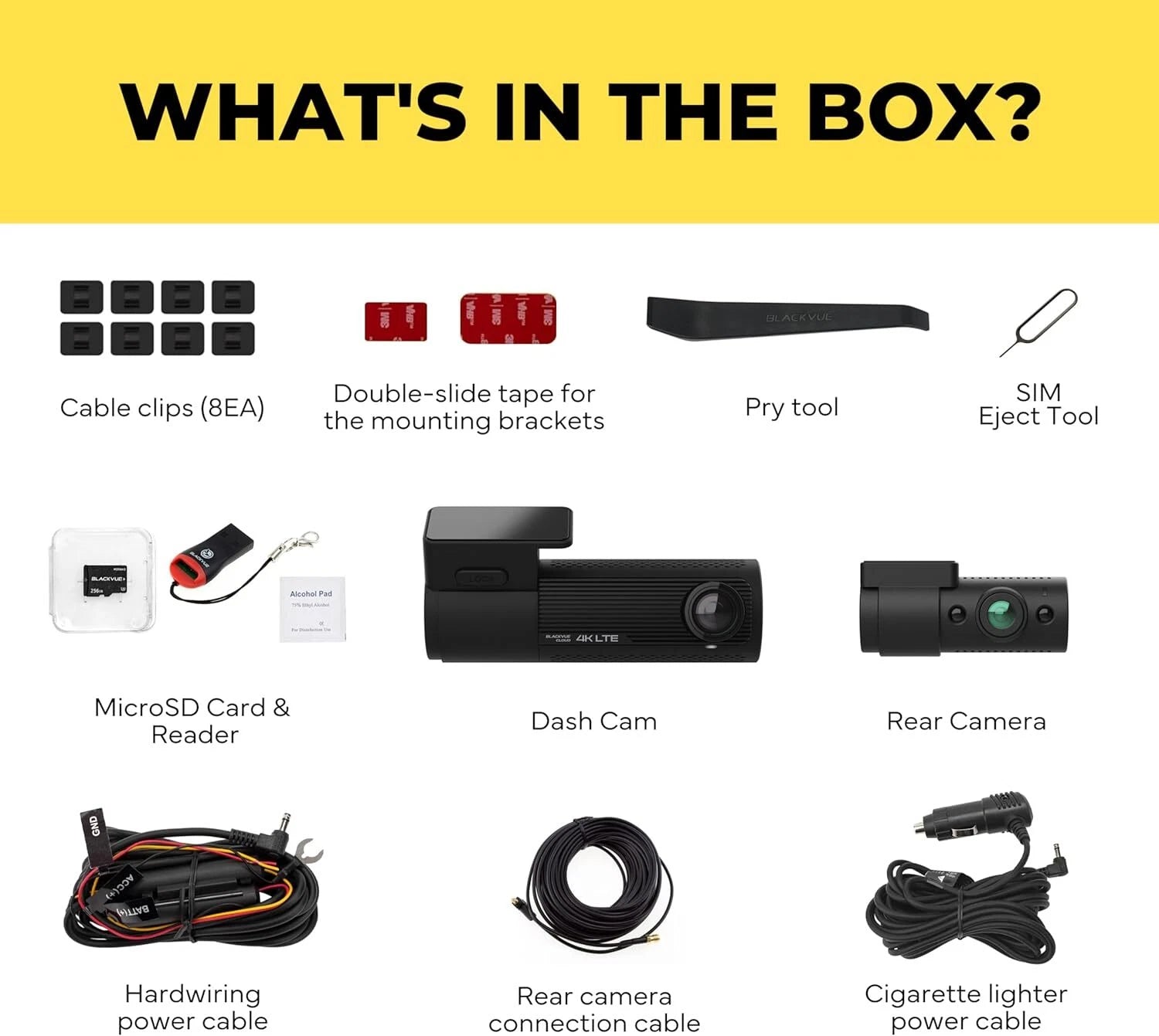 BlackVue DR970X-2CH LTE Plus - 4K UHD Built-in LTE Cloud Dash Cam Sony STARVIS 2 [Open Box - Like New] - HDVD