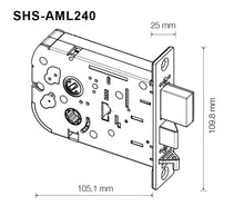 Load image into Gallery viewer, Samsung SHS-AML240 Single Deadbolt Mortise Assembly (Replaces SHS-AML220) - Genuine OEM Part - HDVD