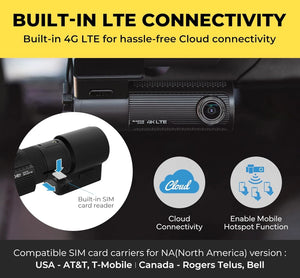 [Open Box - Like New] BlackVue DR970X-2CH PLUS LTE NA (64GB) - 4K UHD Built-in LTE Cloud Dash Cam