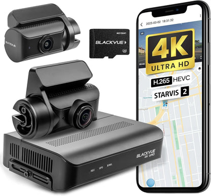 BlackVue DR970X Box-2CH Plus 4K Front and Rear Dash Cam