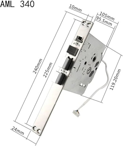Samsung SHS-AML340 Double Deadbolt Mortise Assembly (Replaces SHS-AML320) - Genuine OEM Part - HDVD