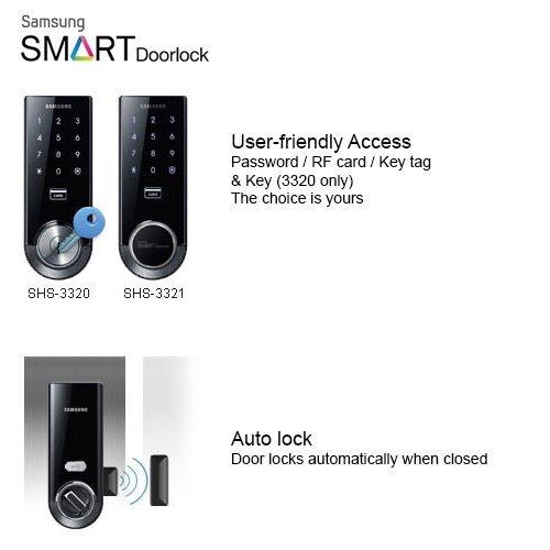 [REFURBISHED] Samsung SHS-3321 Digital Door Lock - HDVD