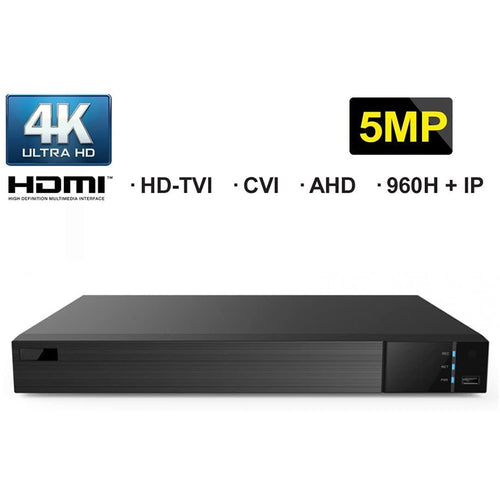 16 CH + 4 IP All-in-One HDMI 4K Output DVR Digital Video Recorder VTD-5216