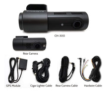 Load image into Gallery viewer, BlackSys CH-300 Series 2-Channel Wi-Fi Dash Camera ( CH-300-2CH ) - HDVideoDepot