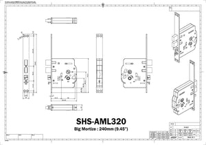 [REFURBISHED] Samsung SHS-H505 RFID Tag, Passcode Digital Door Lock