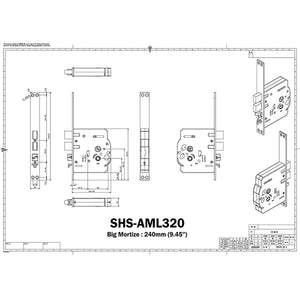Samsung SHS-AML320 Double Deadbolt Type Mortise Replacement