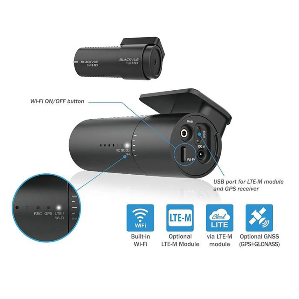 BlackVue DR590X-2CH 1080P FHD Wi-Fi Dash Camera ( DR590X Series 2-Channel ) - HDVD